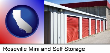 a self-storage facility in Roseville, CA