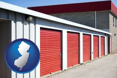 new-jersey map icon and a self-storage facility