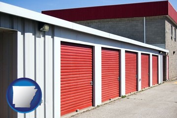 a self-storage facility - with Arkansas icon