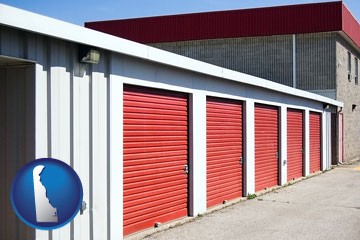 a self-storage facility - with Delaware icon