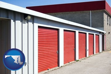a self-storage facility - with Maryland icon
