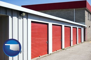 a self-storage facility - with Oklahoma icon