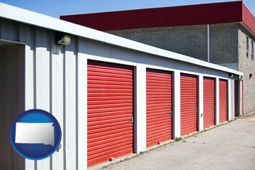 a self-storage facility - with South Dakota icon