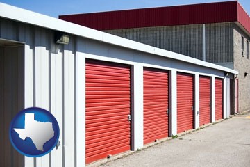 a self-storage facility - with Texas icon